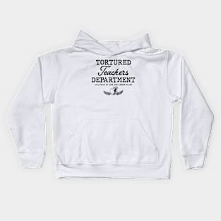 Tortured Teacher Department Kids Hoodie